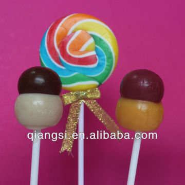 Paper lollipop sticks white Sticks