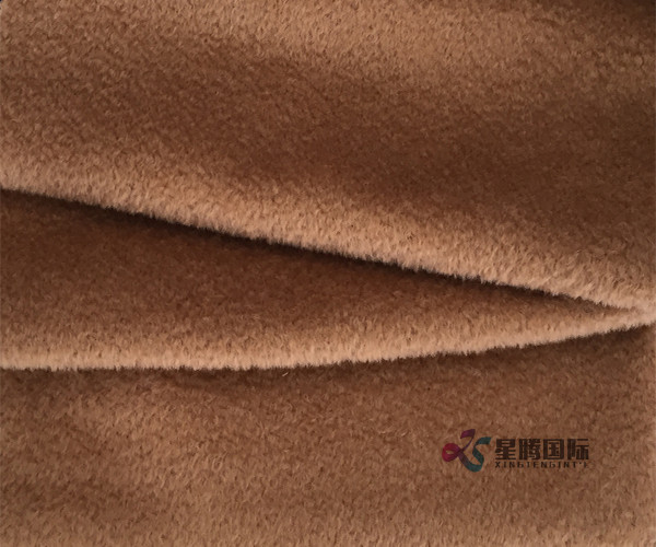 Top Quality Garment Plain Dyed Fleeced Wool Fabric