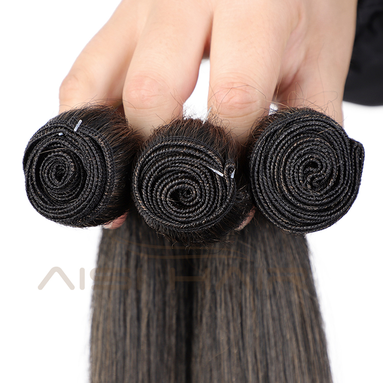 Aisi Hair Wholesale Brazilian Human Hair Bundles Long Silky Straight Wave 100% Human Hair Weave Extension For Black Women