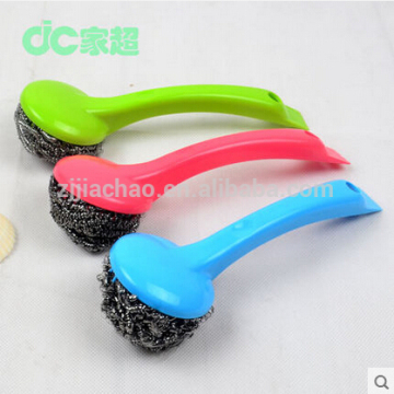 stainless steel mesh scourer with handle