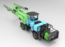 Mine Tunneling Jumbo Drills with Double Arm