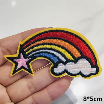 Kartun Bordir Patch Besi Pada Jahit Applique