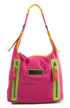 Color Matching Ladies Casual Nylon Handbag/ Travel Bag (P1225A)