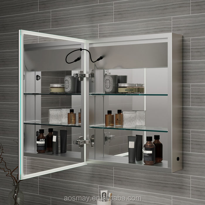 Aluminum bathroom cabinet