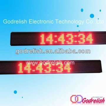 High brightness led car message moving scrolling sign display