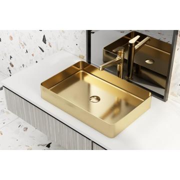 Handmade Stainless Handmade Golden Bathroom Baisn