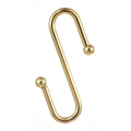 Brass metal gold decorative hanging hook for kitchen