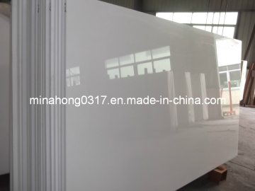 White Nano Crystallized Glass Marmoglass Slabls/Tiles