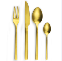 Plating titanium tableware, black cutlery, PVD coating flatware