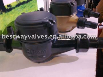 Plastic water meter body