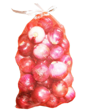 Mono Filament Mesh Bag For Fruit Storage Red Yellow Green Overlock+Singleseam Packing Tubular Mono Mesh Bags