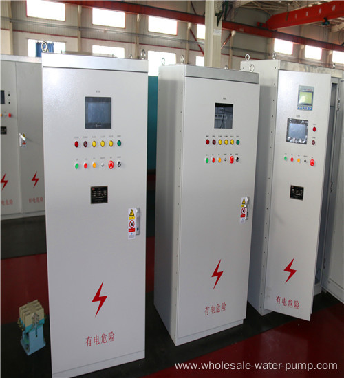 Electric control cabinet for submersible pump unit