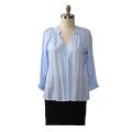 Autumn V Neck Office Plus Size Damblusar