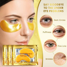 24K Gold Under Eye Collagen Gel Patches - Skincare for Puffy Eyes & Dark Circles