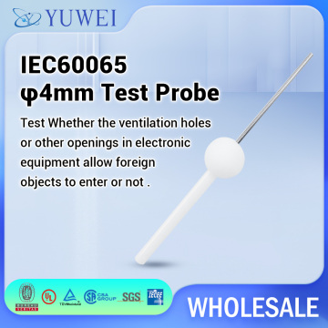 Diameter 4mm Test Probe For Holes Opening in Audio Video Electronic Equipment Testing