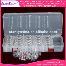 Nail Art Glitter Powder Container, Nail Art Box for Glitter Pearl, Nail Art Tool Box