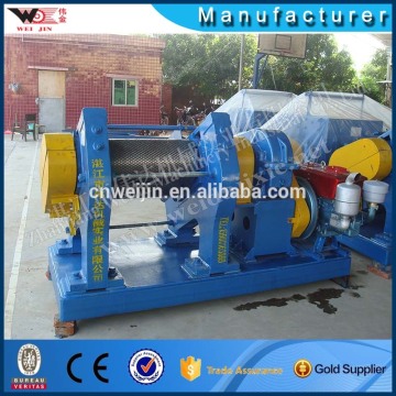 raw material rubber sheeting roller machine /rubber processing machine