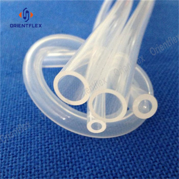 Soft transparent silicone rubber tube