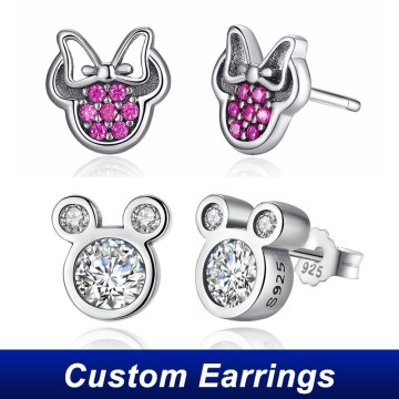 custom silver jewelry custom earrings