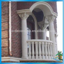 Cast stone balcony railing