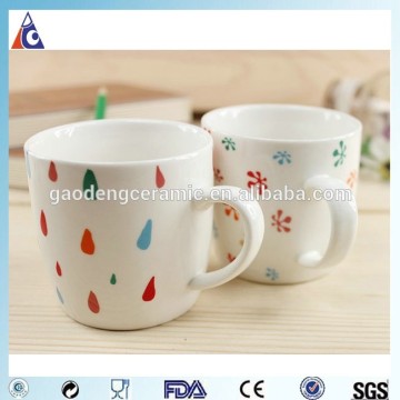 9oz white ceramic mugs with full print / wholesale mugs