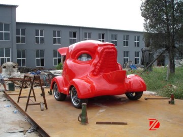 Modern resin model car