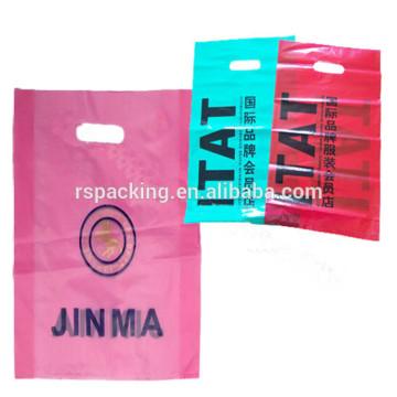 manufacture customized PE LLDPE print bags clear shopping bag
