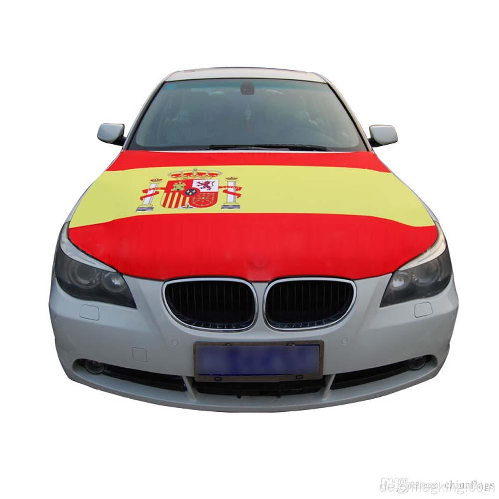 Großbritannien Autohaubenflagge 100*150cm Motorflagge Elastische Stoffe Autohaubenbanner