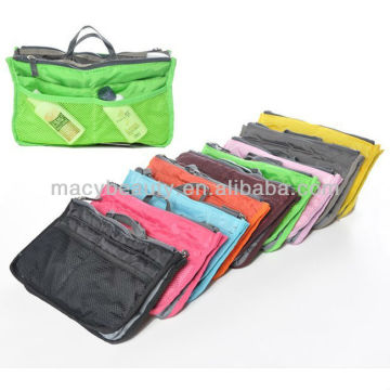 Travel toilet bags with compartments