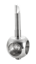 stainless steel solid sphere with handle