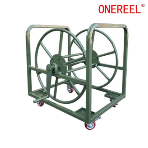 Movable Cable Reel with Swivel Wheels