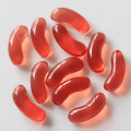 En gros Mignon Résine Claire 7*19mm Kawaii Coloré Jelly Beans Beau Roman Lâche Cabochons pour Slime Making Toys