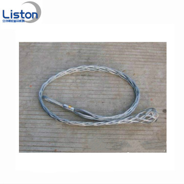 Wire mesh grip protecting stainless steel cable socks