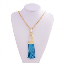 Vogue Tassel Noble Pendant Necklaces For Women Gifts Various Color