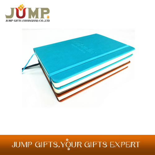 Hot selling notebook,cheapest colorful promotional notebook with elastic rope