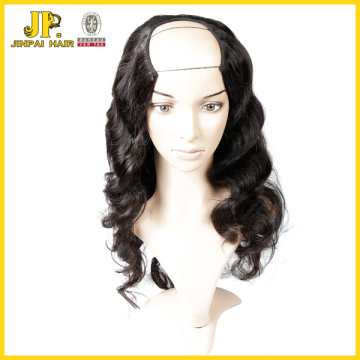 Indian virgin unprocessed machine weft human hair wig