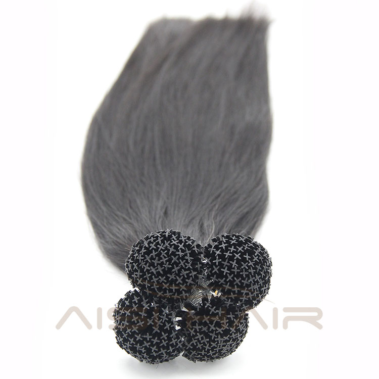 Aisi Hair Hot Sale Top Grade X-Tip Hair Extension Wholesale Natural Black Hair Extensions for Women
