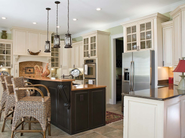 Custom Home Oak Solid Wood Kitchen Cabinets