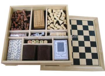 8 In 1 Wooden Game Set