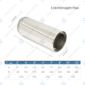 Stainles Steel Chimney Straight Pipe with CE Certificate