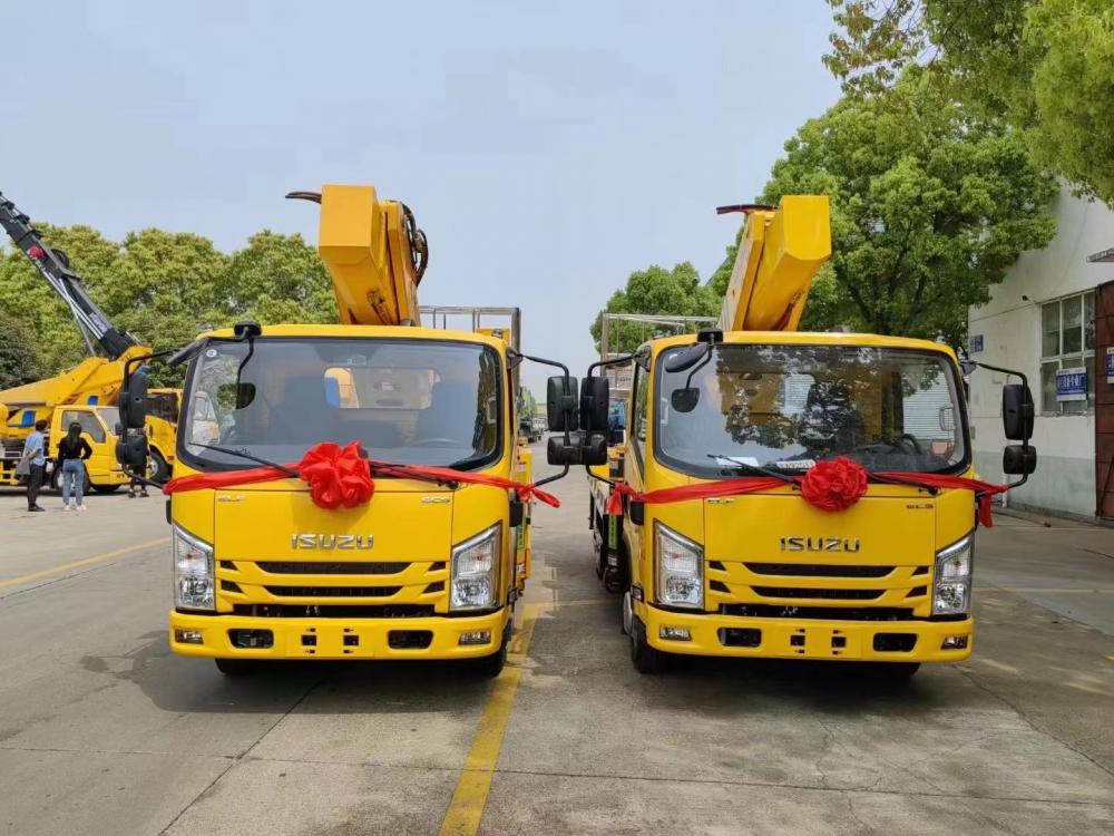 Isuzu 28 Meters Telescopic Aerial Bucket Truck 1 Jpg