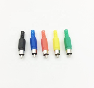 RCA Plug Plastic Audio Connector