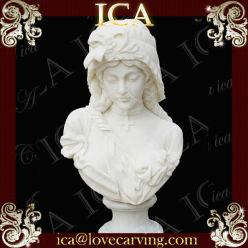 Marble Bust Lady Bust