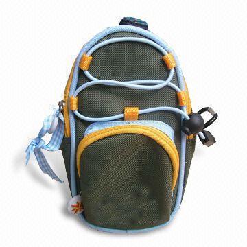 Waist Bag with Compass on the Top and Elastic String on the Front