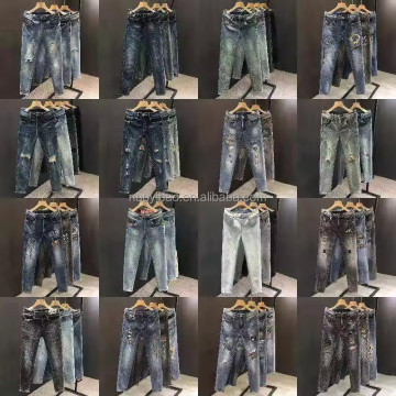 Men's Slim Fit Stretch Ripped Skinny Jeans - Factory Outlet