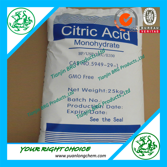 Factory Price and High Quality Citric Acid Granul/Crystal CAS No: 5949-29-1