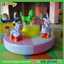 Cute commercial rotating kids carousel horse ride/merry go round equipment for kids fun