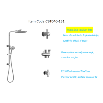 Nouvel ensemble de douche à boutons intelligent