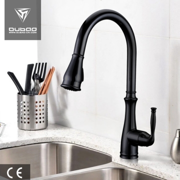 American Magnetic Matte black Kitchen Faucet Taps