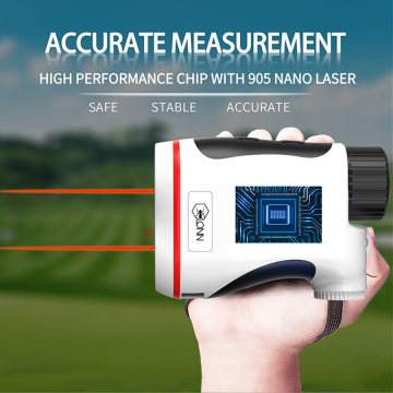 Hot Sale Handhållen Golfmodell Jakt Laser Range Meter för hastighetsområde Vinkelhöjd Mätning